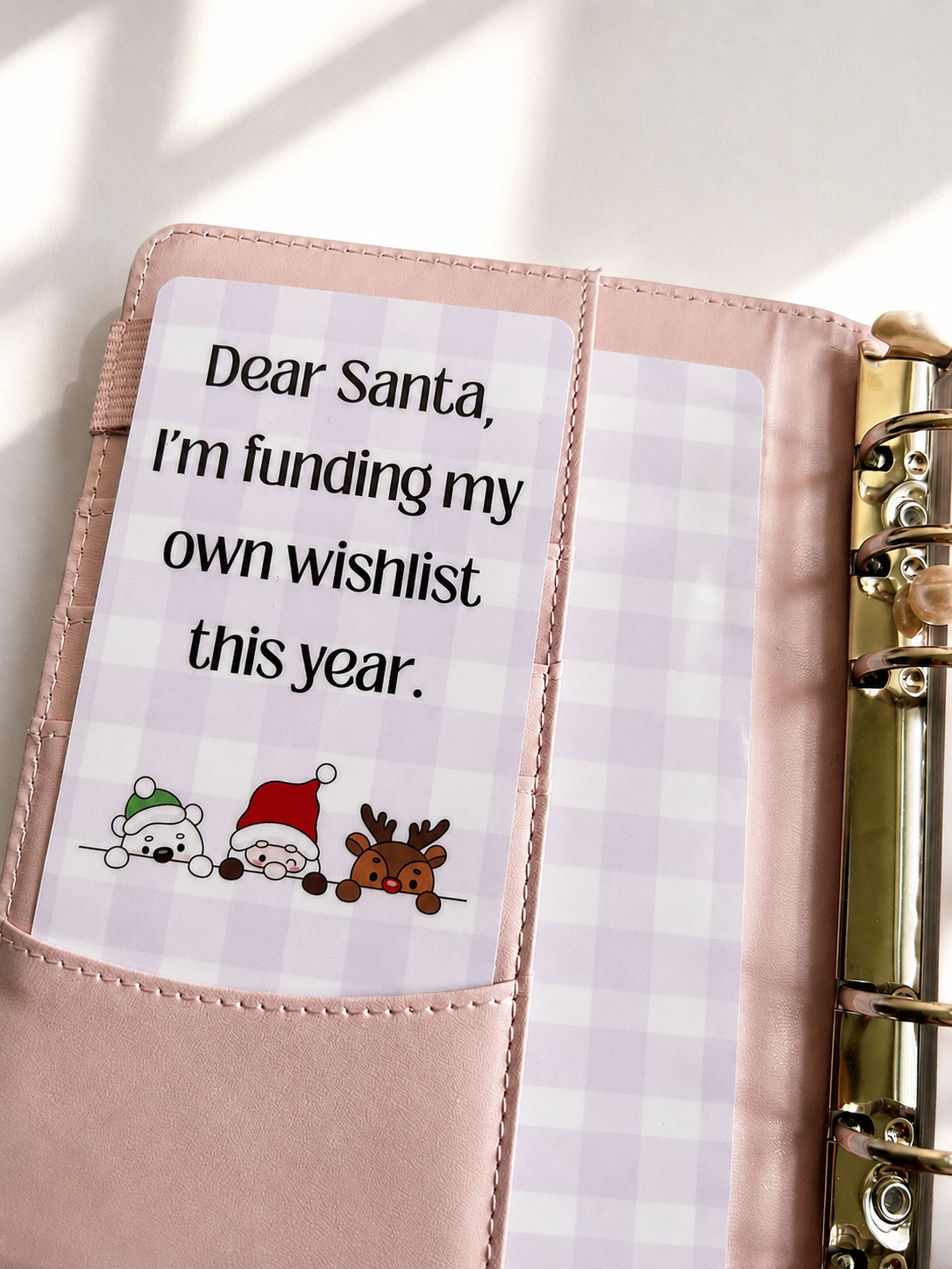 CHRISTMAS MINI SAVINGS CHALLENGE IN PURPLE